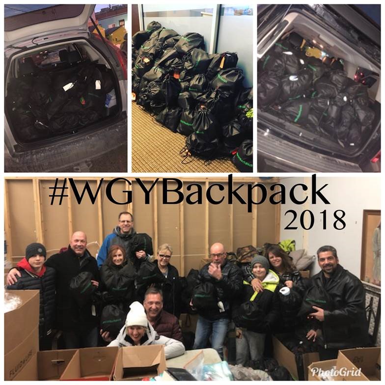 WGYBackpack 2018 Delivering Compassion initiative